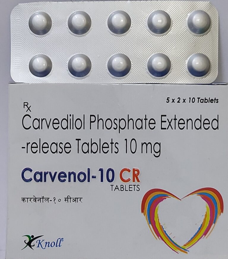 CARVENOL-10 CR TAB 10S