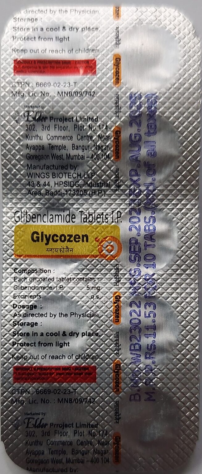 GLYCOZEN TAB 10S