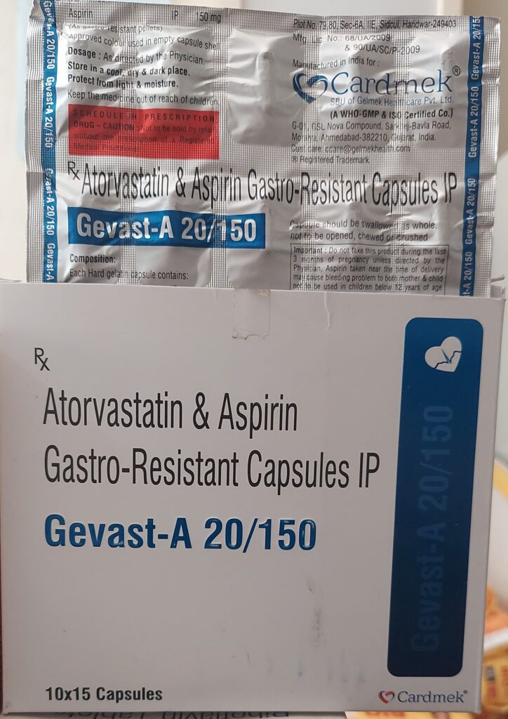 GEVAST-A 20/150 CAPS 15S