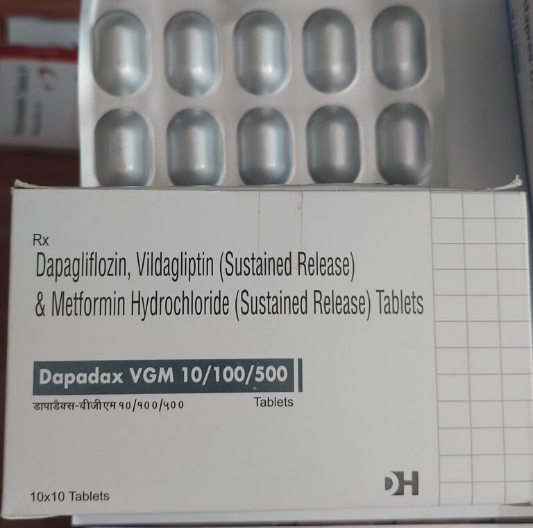DAPADAX VGM 10/100/500 TAB 10S
