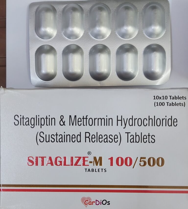 Sitaglize-M 100/500 Tab 10s