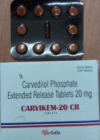 Carvikem CR 20: Premium Carvedilol Tablets