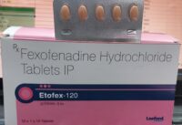 Antihistamine tablets - Etofex-120