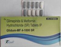 GLIDUM-MF 4 Glimepiride 4mg Metformin 1000mg