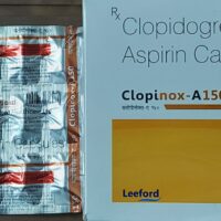 Clopidogrel 75mg-Clopinox-A 150 Cap 15s