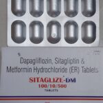 Sitagliptin 100mg+Metformin 500mg+Dapagliflozin 10mg