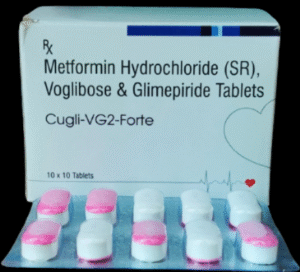 Cugli VG2 Forte 2/0.3/1000 Tab 10s - My Generic Meds